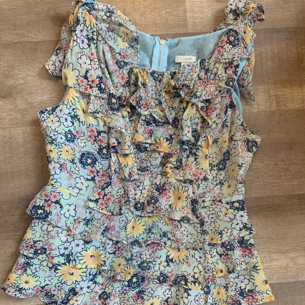 Flouncy ruffle anthro top